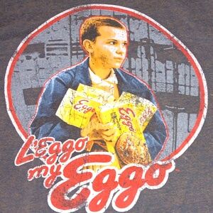 Eggo Graphic Tee - Charcoal